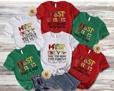 Most Likely To Shirt - Christmas Most Likely Shirt - Xmas Reindeer Shirt - Christmas Matching Shirt - Holiday Xmas Shirt  -READ BEFORE ORDERING- Note: -The design is made of DTF (Direct-to-Film) print. -All of our sizes are unisex sizing which you can refer to the size chart for the exact measurements. Sizes may differ for different brands. -Please do not hesitate to contact us regarding questions about the items (sizes, shirt colors, design font colors, etc.) -Please note that we are using various brands. Such as Circle, Bella Canvas, Gildan Softstyle and Next Level. Some of these brands has equal qualities to each other. Due to stock shortage, we are using different brands to not keep any orders back! -We will have to charge more for sweatshirts and hoodies if you request another brand s Xmas Reindeer, Reindeer Shirt, Christmas Matching, Xmas Shirts, Film Prints, Santa Sleigh, Sweatshirts And Hoodies, Matching Shirts, Fonts Design