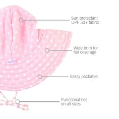 This ultra girly toddler swim hat has built in UPF 50+ sun protection to keep your baby girl extra safe from the sun's harmful rays. 80% Nylon / 20% Spandex Imported / Designed in the USA Made with UPF 50+ sun protected fabric. We recommend applying sunscreen for added protection. Applying Sunscreen, Toddler Swim, Toddler Swimming, Pink Polka Dots, Sun Hat, Toddler Girls, Upf 50, Sun Hats, Stretchy Material