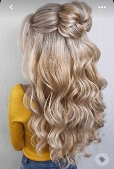 Cute Bun Hairstyles, Long Hair Wedding Styles, Formal Hairstyles, Box Braids Hairstyles, Grunge Hair