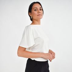 The Evolve Top | Women's Cowl Neck Top | Encircled Sustainable Womens Clothing, Different Necklines, Look Polished, Revolve Dresses, Slow Fashion Brands, Pink Clay, Cowl Neck Top, Ethical Clothing, Sustainable Clothing