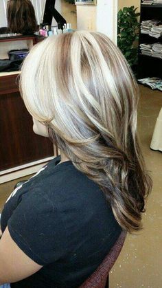 Hair Highlights And Lowlights, Haircut And Color, Hair Color Balayage, Light Hair, Love Hair, Grey Hair, Great Hair, Layered Hair, Blonde Hair Color