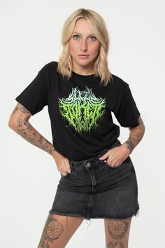 Official licensed Sleep Token Unisex T-Shirt featuring the 'Death Metal Logo' design motif. High quality T-Shirt available in a black colourway. High quality soft-style cotton unisex t-shirt featuring front printing. Comes in a wide range of sizes from Small through XX-Large, subject to availability. Metal Logo Design, Logo T, Metal Logo