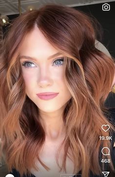 Rambut Brunette, Ponytail Hairstyle, Ginger Hair Color, Hair Color Auburn, Hair Affair, Haircut And Color, Hair Color And Cut, Auburn Hair, Hair Inspiration Color