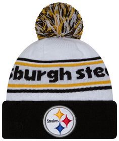 the pittsburgh football team's new era knit hat