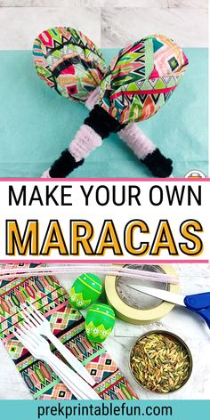 make your own marocaas with this easy and fun project for kids to make