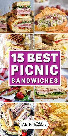 Discover make-ahead picnic sandwiches perfect for summer! These easy sandwich recipes are ideal for summer picnics. From Italian pressed sandwiches, grilled sandwiches, and portable sandwiches, to classic sandwich recipes you’ll find a variety of picnic snacks. Don’t miss out on vegan and baguette sandwich ideas that cater to various dietary preferences. Add these camping recipes to your camping menu. Elevate your picnic experience with picnic recipes and don’t miss the summer recipes. Baguette Sandwich Ideas, Pressed Sandwiches, Best Picnic Food, Easy Picnic Food, Baguette Sandwich, Easy Sandwich, Picnic Sandwiches, Picnic Snacks