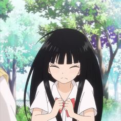 sawako #sawakokuronuma #kiminitodoke #kiminitodokeseason3 #knts3 #chibi #funnyface Hair, Anime, Black