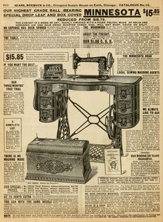 an advertisement for the singer's sewing machine, with instructions on how to use it