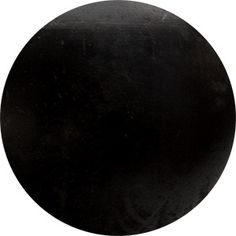 a black round object on a white background