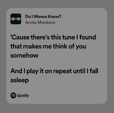 an image of a text message that reads cause there's this tune i found that makes me think of you somehow and i play it on repeat until i fall asleep