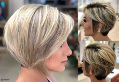 Why rock a regular pixie bob when you can rock a long one?? Lixie bobs are the latest new trend that's taking the hair industry by storm. See why here! Hairstyles Cut, Thick Wavy Hair, Gray Hair Cuts, Bob Haircut For Fine Hair