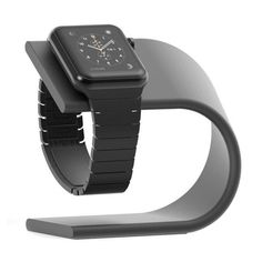 [$8.92] For Apple Watch 38mm / 42mm U Shape Aluminum Stand Charger Holder(Black) Apple Watch Holder, Apple Watch Stand, Charger Holder, Apple Watch 1, Iphone Stand, Watch Stand, Watch Holder, New Apple Watch