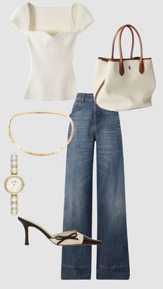 Casual Chic Outfits, Casual Chic Outfit, Grace Kelly, Casual Style Outfits, Outfits Casuales