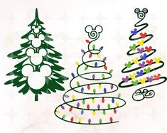 Mickey Mouse Christmas Tree, Disney Christmas Tree, Disney Christmas Shirts, Christmas Tree Svg, Winter Schnee, Mouse Christmas, Mickey Christmas, Mickey Mouse Christmas, Tree Svg