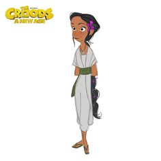 the croods character from disney's princess and the frog, with her hair in