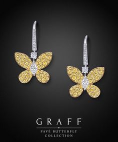 Graff Diamonds: Pavé Butterfly Earrings