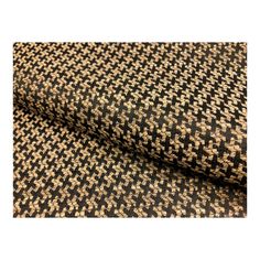 black and beige houndskin fabric