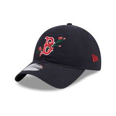 Add a fresh finish to any young fan's Boston Red Sox outfit with this Game Day Bloom 9TWENTY hat from New Era. It features an embroidered team logo with floral details for a spirited look. The adjustable strap and relaxed design add all-day comfort to this Boston Red Sox hat.Add a fresh finish to any young fan's Boston Red Sox outfit with this Game Day Bloom 9TWENTY hat from New Era. It features an embroidered team logo with floral details for a spirited look. The adjustable strap and relaxed de Sporty Cotton Hats For Fan Merchandise, Casual Cap For Fan Events, Cotton Baseball Cap For Fans During Baseball Season, Casual Cotton Hat With Team Logo, Cotton Sports Fan Hat For Baseball Season, Casual Sports Fan Hats, Red Sox Outfit, Boston Red Sox Outfit, Boston Red Sox Hat