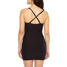 Get the curve-flattering look you want with help from our body slip from Ambrielle.Features: Removable Straps, Tag Free, Built In Bra, Convertible Straps, Back Smoothing, Adjustable Straps, Side Smoothing, Silicone GripsClosure Type: Hook & EyeConcerns: All OverSlip Length: 24 InchSupport: Firm SupportFiber Content: 77% Nylon, 23% SpandexFabric Description: ElastaneCrotch Fiber Content: 100% NylonBack Panel Fiber Content: 100% NylonCup Fiber Content: 100% NylonFront Panel Fiber Content: 100% Nyl Black Full Coverage Shapewear With Adjustable Straps, Black Shaping Shapewear With Adjustable Straps, Black Stretch Shapewear With Removable Bra Pads, Adjustable Straps Stretch Shapewear, Black Fitted Shapewear With Adjustable Straps, Fitted Black Shapewear With Removable Bra Pads, Fitted Slip With Built-in Bra And Spaghetti Straps, Fitted Slip With Built-in Bra, Fitted Slip With Spaghetti Straps And Built-in Bra