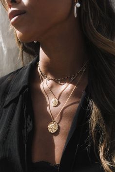 Coin replica necklace with an ancient Greek coin of a lion's head. Lion's symbolism revolves around great strength, leadership, and protection. They've been historically seen as signs of royalty and are often depicted as an emblem of sovereigns, guardians of palaces, doorways, shrines, and thrones. The Lion's Gate is now the popular name for the main entrance of what used to be the Bronze Age citadel of Mycenae in southern Greece. ✦ Adjustable chain measures 22 inches / 14K GF ✦ Pendant measures Egyptian Lion, Lion Goddess, Goddess Of Water, The Moon And The Sun, Moon And The Sun, Ganesh Pendant, Peace Necklace, Lions Gate, Ancient Greek Coin