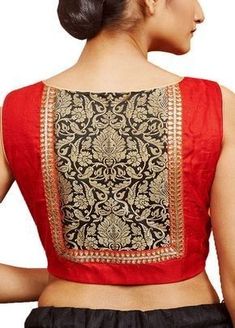 Sari Blouses For Women, Clothes Design Ideas, Logo Clothes, Blouse Designs High Neck, Cotton Saree Blouse Designs, Boat Neck Blouse Design, Cotton Blouse Design, New Saree Blouse Designs, Sari Blouse Designs