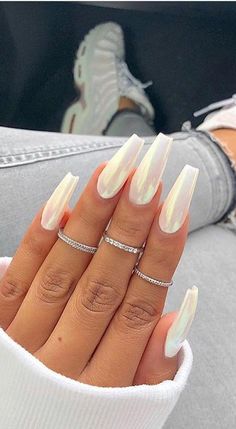 Matte White Nails, White Nail Designs, Winter Nail, Jamberry Nails, Nailed It, Nail Arts