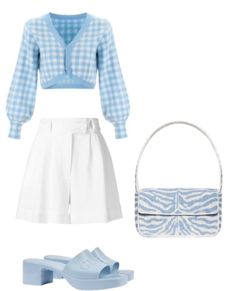 Fancy Aesthetic, Kawaii Outfits, Doctor Outfit, Streetwear Outfit Ideas, Aesthetic Ootd, Outfit Png, Easy Trendy Outfits, Simple Trendy Outfits, Blue Outfit