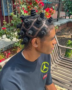 Bantu Knots Men, Bantu Braids, Hair Twists Black, Bantu Knot Hairstyles, Black Hair Inspiration, Natural Hair Men