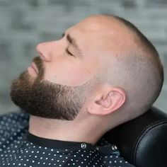 Recon Buzz Cut Buzzcut With Beard, Best Buzz Cut, Fades For Men, Jarhead Haircut, Buzz Cut Fade, Induction Cut, Buzz Cut With Beard, Haircuts For Balding Men, Goatee Beard