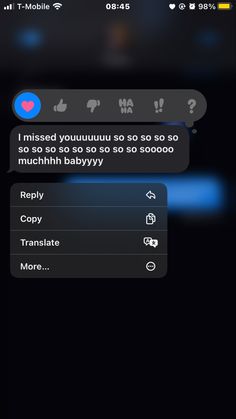 the text message is being displayed on an iphone's screen, and it appears to be