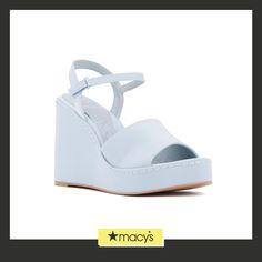 in stock Olivia Miller, Womens Sandals Wedges, Blue Sandals, Womens Wedges, Wedge Sandal, Wedge Sandals, Women's Shoes Sandals, Fashion Statement, Shoes Sandals