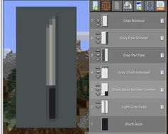 an image of a computer screen with the text, gray pillar in minecraft mode