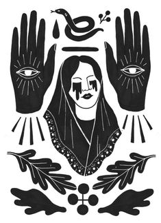 an image of a woman with her hands in front of her face and two birds above her head