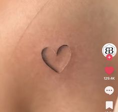 Shadow Heart Tattoo, Shaded Heart Tattoo, Micro Heart Tattoo, 3d Heart Tattoo, Heart Outline Tattoo, Love Heart Tattoo, Heart Shadow, Brother Tattoos, Tattoo Shading