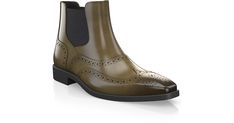 Men`s Brogue Ankle Boots 3894 Elegant Chelsea Boots With Leather Footbed For Formal Occasions, Leather Chelsea Boots With Suede Lining And Snip Toe, Designer Leather Boots With Snip Toe, Elegant Brown Leather Chelsea Boots, Elegant Boots With Leather Footbed And Snip Toe, Elegant Snip Toe Boots With Leather Footbed, Leather Chelsea Boots With Suede Lining And Pointed Toe, Leather Chelsea Boots With Pointed Toe And Suede Lining, Luxury Leather Chelsea Boots For Formal Occasions