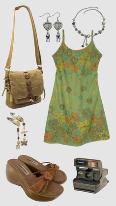 70s Summer, Earthy Outfits, Hippie Outfits, Mode Vintage, Outfits Aesthetic