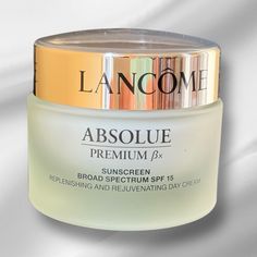 Lancome Absolue Premium X Day Cream With Spf 15 Replenishing & Rejuvenating Full Size 1.7 Oz / 50ml. - New Without Box Exp 10/24 New To Poshmark? Use Code Clmvenus When Signing Up And Save $10 Off Your First Purchase Tags Ignore: Anti-Wrinkle, Beauty, Moisturizer, Serum, Cleanser, Spa, Facial, Luxury, High-End, Skincare, Face Cream, Skin, Booster, Treatment, Cosmetics, Vintage, Makeover, Makeup, Anti-Ageing, Bundle, Day, Night, Wrinkles, Double Cleanse, Travel Lot, Ulta, Sephora, Nordstrom, Fres Vintage Makeover, Makeover Makeup, Skin Booster, Lancome Absolue, Double Cleanse, Spa Facial, Cream Moisturizer, First Aid Beauty, Anti Ageing