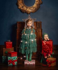 Meg Loeks Christmas, Meg Loeks Photography, Christmas Tree Outfit, Christmas Tree Costume, Tree Costume, Christmas Elf Doll, Oh Christmas Tree, Xmas 2024, Christmas Portraits