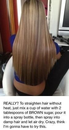 Wow! Straighten Hair, Hair Without Heat, Cup Of Water, Shiny Hair, Hair Skin, About Hair, Hair Dos, Beauty Secrets, Pretty Hairstyles