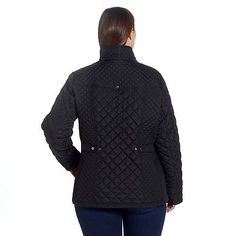 Classic Fitted Quilted Jacket For Winter, Classic Long Sleeve Quilted Jacket For Cold Weather, Black Quilted Jacket For Outdoor, Moto Jacket, Plus Size, How To Wear