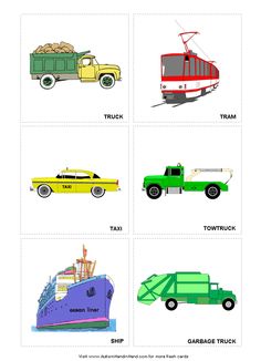 four different types of vehicles are shown in this diagram