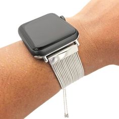 Apple Watch 38mm, Apple Watch Series 1, Apple Watch Strap, Apple Watch Band, Silver Roses, Watch Strap