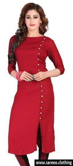 Image result for kurtis neck design Lady Suit Design, Neck Designs For Women, Lady Suit, Churidar Designs