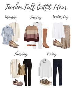 Fall Teacher Outfit Ideas - Pinteresting Plans School Work Outfits Teacher Clothes, Student Teacher Outfits, Outfit Ideas Teacher, Fall Teacher Outfits, Teaching Styles, Teacher Looks, Teaching Wardrobe