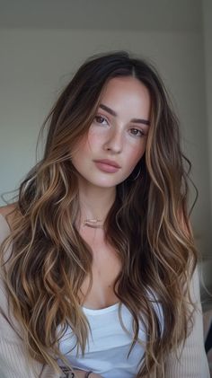 30 Stunning Sunkissed Brunette Hair Ideas To Revamp Your Hair Sunkissed Brunette Hair, Summer Hair Inspiration, Sunkissed Brunette, Brunette Hair Ideas, Sunkissed Hair Brunette, Sunkissed Hair