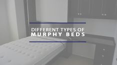 the different types of murphy beds