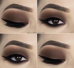 Matte brown eye Eye Makeup Designs, Fancy Makeup, Brow Pomade, Stage Makeup, Christmas Makeup, Jeffree Star Cosmetics, Eye Makeup Art, Mac Makeup