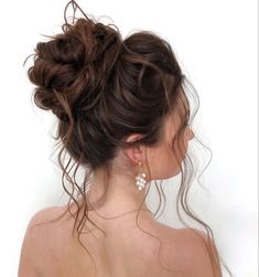 Wedding Updos For Long Hair, Updos For Long Hair, Messy Wedding Hair, Fall Wedding Hairstyles, Wedding Hair Up, Wedding Updos, Ball Hairstyles, Bridal Hair Updo