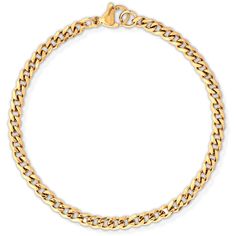 Water resistant 💧 Materials: Stainless steel   Measurements: 7", 3 mm wide Closure: Lobster clasp Allergy Information: Hypoallergenic Cuban Chain Bracelet, Dainty Chain Necklace, Hypoallergenic Jewelry, Gold Bracelet Chain, Cuban Chain, Shell Pendant, Pearl Chain, Delicate Necklace, Pearl Drop Earrings