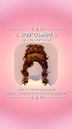 the hair comb is displayed on a pink and white background, with text below it